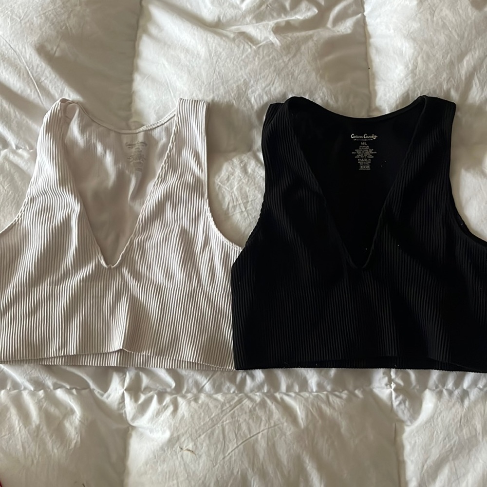 V-Neck Tank Tops